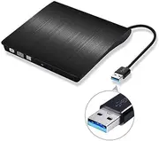 Ultra Slim External USB 3.0 CD/DVD-RW Writer Burner Player for Macbook Pro Air Imac or Other PC/Laptop