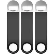 Bottle opener 3 pieces. Stainless steel bartender beer bottle opener 17.7cm