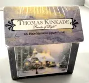 Thomas Kinkade Painter Of Light 100 Piece Miniature Puzzle Stonehearth Hutch NEW
