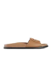 Women's Interlocking G slide sandal 35,37.5,36,37,38.5,38,39.5,39,40,36.5 Brown