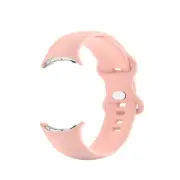 For Pixel Watch Silicone Straps Butterfly Two-hole Monochrome Watch Wristbandss
