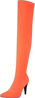 [Smilice] Women's Colorful Sexy Avant-Garde Trend Over-The-Knee Boots Classic Thin-High Boots