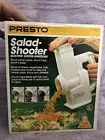 PRESTO Salad-Shooter Electric Slicer-Shredder Model 02910 New Open Box! 1989