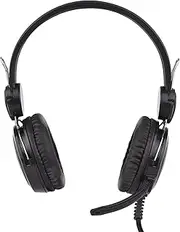 T-591 Gaming Headset with Mic Over Ear Headphones Computer Headsets Noise C ling Earphone o Control for Desktop PC Bass Surround Soft Earmuffs for Games Black