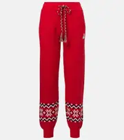 [The Upside] The Upside Keystone Jojo embroidered sweatpants AU 12 red