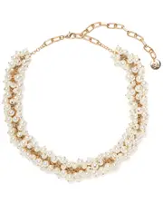 Carolina Herrera CZ Cluster Donut Necklace