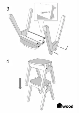iwood疊疊椅