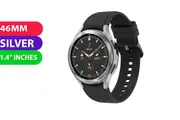 Samsung Galaxy Watch 4 (46MM, Silver, Classic Bluetooth) - Used (Excellent)