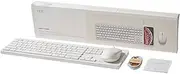 Pout Hands5 Combo Charging Pad/Keyboard/Mouse, White