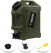 Versatile 5 Gallon Camping Water Jug with Safety Seal & Cleaning Brush Included