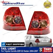 Pair Rear Tail Lights For Toyota Corolla ZE122 2004~2007 Sedan LH+RH Rear Lamps