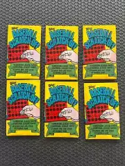 (6) 1981 Topps Scratch-Off Unopened Packs