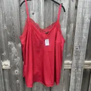 Torrid Plus Size Red Camisole 3x