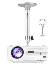 Universal Mini Projector Mount Ceiling Mount with 360 Rotation and 180 Tilt f...