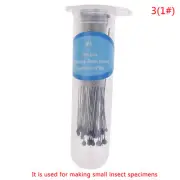 100Pcs Insect Pins Specimen Needle Stainless Steel for School Lab Entomol^Z0 rf