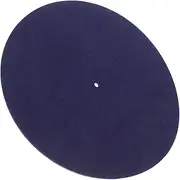 Vinyl Record Player Mat Slip Felt Turntable for Noise Reduction Record Protection Portable Design Compatibility for Home Travel Navy