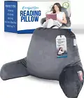 Comfortspa Reading Pillow for Bed Adult Size, Back Rest Pillow with Arms, Pocket