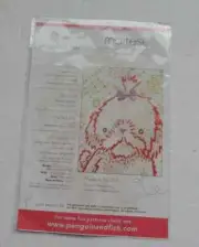 Maltese Embroidery Poppy Iron-On Transfer Pattern Penguin & Fish 5" x 6 3/4"