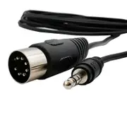 3.5Mm Stereo Jack Male To Din 7 Pin Midi Plug For Tv Computer Phone Audio Cables & Adapters