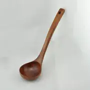 5 Pcs Kitchen Utensil Honey Teaspoon Soup Spoon Wooden Cutlery