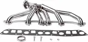 Muzhen Store Stainless Exhaust Header Manifolds Compatible With Wrangler Compatible With Grand Cherokee TJ/YJ/XJ AMC 242 CID 4.0