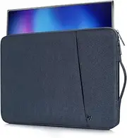 Portable Monitor Case 18.5 Inch,18 Inch Storage Sleeve Bag Compatible with Most Large 18.5 Inch Portable Monitor Carrying Pouch Bag with Pocket,Navy Blue(17.5x11.8 Inch)