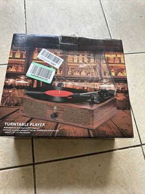 Udreamer Vinyl Record Player Wireless Bluetooth Turntable Built-in Speakers G1