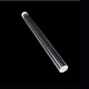 10inch Transparent Organic Glass Solid Rods, Plastic Round Bars, Acrylic Popsicle Sticks, Acrylic Plant Stakes 1pc(15mm)