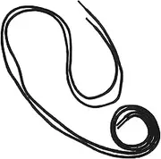 HOMSFOU Fireproof Heavy Duty Boot Laces Unbreakable Replacement Shoe Strings for Outdoor Work Hiking Firefighting Nonflammable Black Shoelaces for Tough Environments