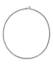 John Hardy Sterling Silver Naga Box Chain Necklace, 3.7mm