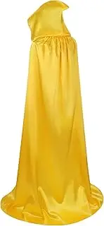 GRAJTCIN Unisex Adult Hooded Cape Full Length Halloween Christmas Costume Party Cloak Size 43" to 67"