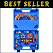Precision A/C Diagnostic Manifold Gauge Set for R134a, R12, R22 Refrigerants