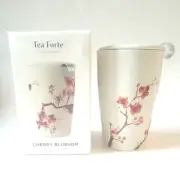 New Tea Forte Kati Cherry Blossom Steeping Cup with Infuser