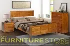 DOUBLE NARRABEEN PANEL BED FRAME (14-15-15-20-21-18-5) - BALTIC (#215) OR WALNUT