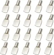 7Mm Shelf Support Pegs Pins Spoon Shape Cabinet Furniture Shelve Support, Nickel