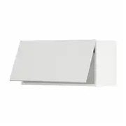 METOD wall cabinet horizontal, white/Stensund white, 80x37x40 cm