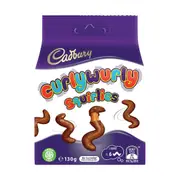 Cadbury Curly Wurly Squirlies 130g x 10