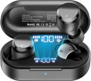 Wireless Earbuds Bluetooth 5.3 Headphones Built-in Noise Cancelling Mic, 55H