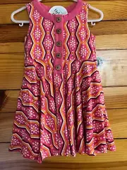 NWT Wildflowers Libby Jean Dress Girls Pink Floral Sleeveless Size 18 Months