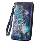 Wallet Women Large Capacity Clutch Purse For Ladies RFID Cell Wristlet Zipper...