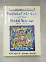 STATISTICAL METHODS FOR THE SOCIAL SCIENCE【T5／大學社科_KIQ】書寶二手書