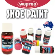 Waproo Shoe Paint + Brush Colour Change For Leather & Synthetic FREE POSTAGE !!!