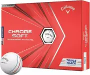Callaway 2020 Chrome Soft Triple Track Golf Balls - Pack of 12