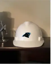 NFL Football Carolina Panthers Hard Hat Baseball Cap Style Safety Equipment