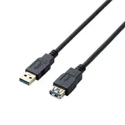 ELECOM USB3.0 Cable AA Extension Type Standard 2m Black USB3-E20XBKNEW
