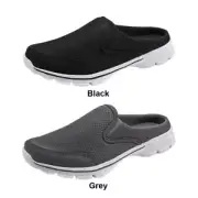 Mens Mules Shoes Breathable Walking Shoes Lightweight Slippers with Arch Support