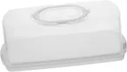 [GAXIRE] Portable Cake Box Bread Containers Storage Loaf Cake Boxes Portable Bread Keeper Bread Holder Plastic Loaf Cakes Storage Container Portable Bread Container Rectangular Cake Carrier