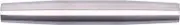 Stainless Steel Rolling Pin Non Stick Dough Roller Baking Tool Hollow Design Lightweight Rustproof for Pastry Pies Cookies Biscuits Crafts Kitchen Utensil Silver (33cm conical Sanding Model)