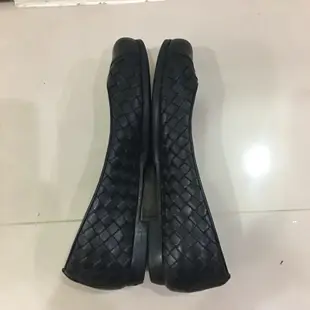 Bottega Veneta BV黑色經典編織娃娃鞋