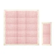 Computer Monitor Keyboard Dust Cover for 29 30 31 32Inch PC Screen Red Grid